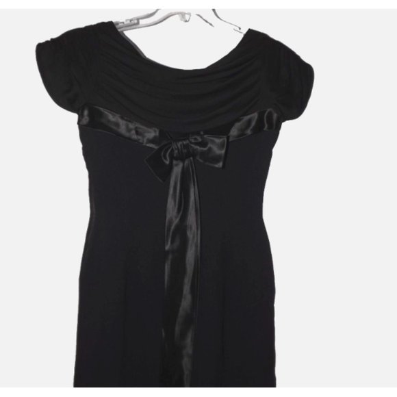 Vintage 1950s Dress Wiggle Pencil Shelf Bust Cocktail Party 50s L - Picture 5 of 11